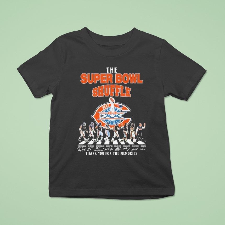 Chicago Bears The Super Bowl Shuffle Thank You For The Memories Road Abbey Signatures Shirt Chicago Bears The Super Bowl Shuffle Thank You For The Memories Road Abbey Signatures Shirt
