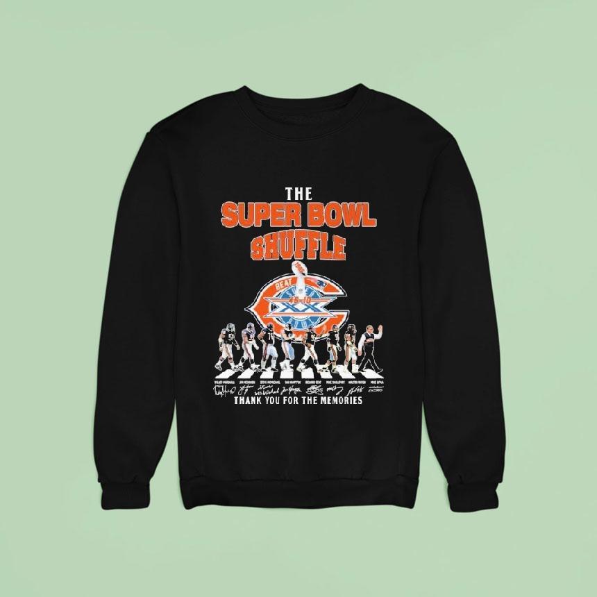 Chicago Bears The Super Bowl Shuffle Thank You For The Memories Road Abbey Signatures Shirt Chicago Bears The Super Bowl Shuffle Thank You For The Memories Road Abbey Signatures Shirt