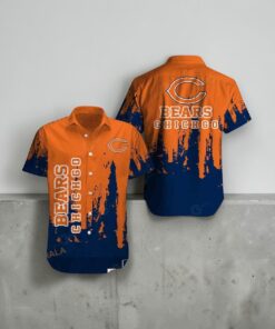 Chicago Bears Trending Model 8 Funny Hawaiian Shirt, Chicago Bears Gifts for Fans