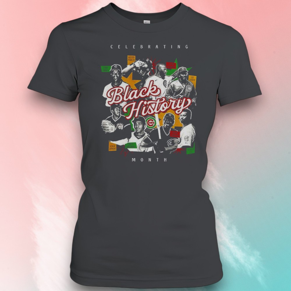 Chicago Cubs Black History Celebrating Month Shirt Chicago Cubs Black History Celebrating Month Shirt