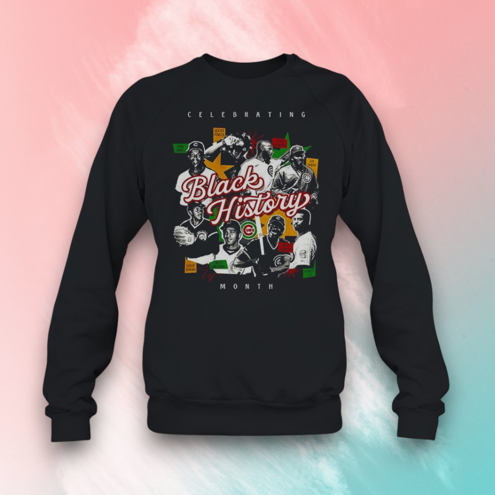 Chicago Cubs Black History Celebrating Month Shirt Chicago Cubs Black History Celebrating Month Shirt