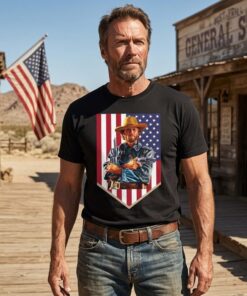 Chuck Norris Actor Graphic Shirt