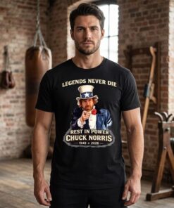 Chuck Norris Legend Vintage Tribute 1940-2026 Shirt