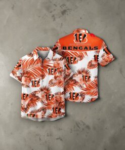 Cincinnati Bengals NFL Palm Leaves Hot Summer Collection Funny 3D NFL Hawaiian Shirt, Bengals Unique Gifts