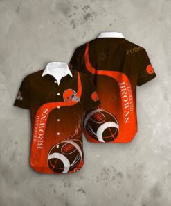 Cleveland Browns Trending Funny Hawaiian Shirt, Cleveland Browns Merch