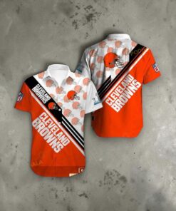 Cleveland Browns Trending Model 8 Funny Hawaiian Shirt, Cleveland Browns Fan Shirt for Sale