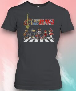 Cleveland Sports Teams Browns Guardians Monsters Charge Cavaliers Mascot Cross The Road Shirt