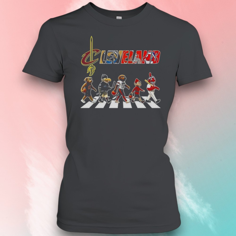 Cleveland Sports Teams Browns Guardians Monsters Charge Cavaliers Mascot Cross The Road Shirt Cleveland Sports Teams Browns Guardians Monsters Charge Cavaliers Mascot Cross The Road Shirt