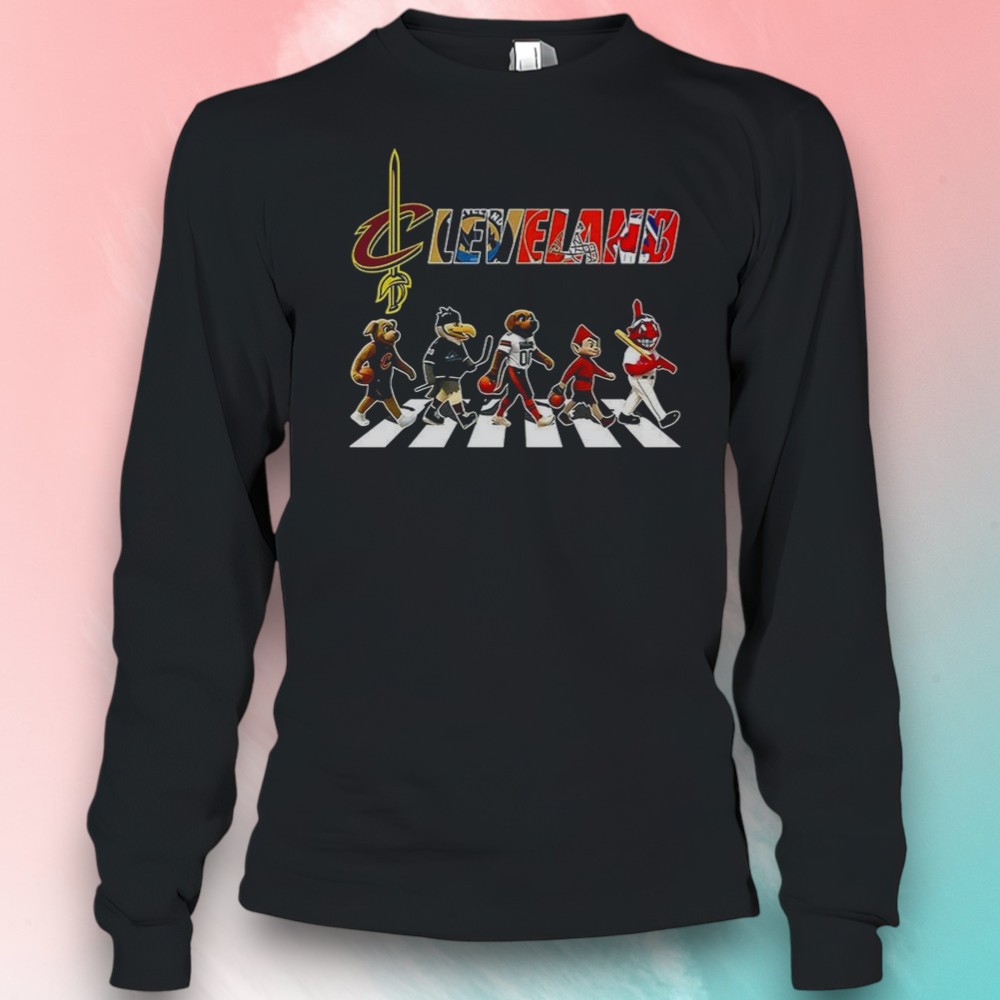 Cleveland Sports Teams Browns Guardians Monsters Charge Cavaliers Mascot Cross The Road Shirt Cleveland Sports Teams Browns Guardians Monsters Charge Cavaliers Mascot Cross The Road Shirt