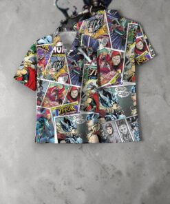 Comic Thor Love And Thunder Hawaiian Shirt