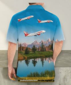Corendon Dutch Airlines Boeing 737 86j Hawaiian Shirt For Men And Women