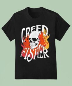 Creed Fisher Skull Flames Shirt