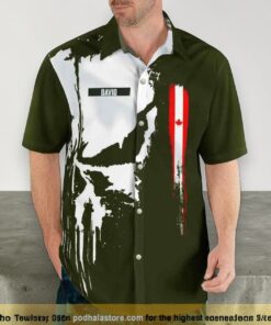 Custom Name Rcaf Boeing Ch 147f Chinook Hawaiian Shirt Outfit