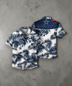 Dallas Cowboys NFL Palm Leaves Hot Summer Collection Funny 3D NFL Hawaiian Shirt, Dallas Cowboys Merch