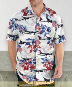 Delta Air Lines Boeing 757 232 Hawaiian Shirt