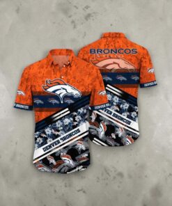 Denver Broncos NFL Hawaiian Aloha Shirt For Fans, Broncos Fan Shirt for Sale