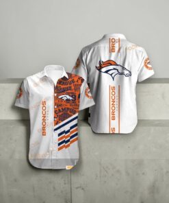 Denver Broncos Trending Funny Hawaiian Shirt, Broncos Fan Shirt
