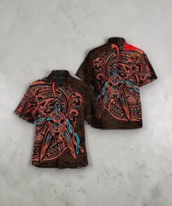 Deoxys Polynesian Premium For Enjoy Summer Funny Hawaiian Shirt, Pokemon Gifts for Fans