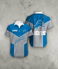 Detroit Lions Trending Funny Hawaiian Shirt, Lions Merch