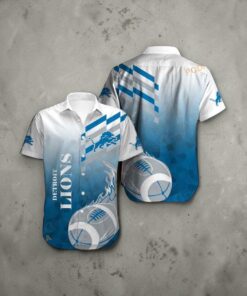 Detroit Lions Trending Funny Hawaiian Shirt, Lions Gear
