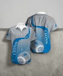 Detroit Lions Trending Funny Hawaiian Shirt, Detroit Lions Gear
