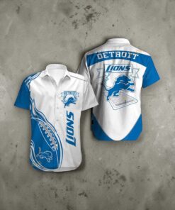 Detroit Lions Trending Funny Hawaiian Shirt, Detroit Lions Merchandise