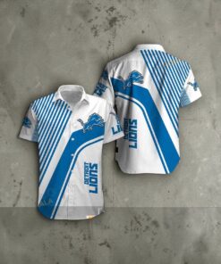 Detroit Lions Trending Funny Hawaiian Shirt, Lions Apparel