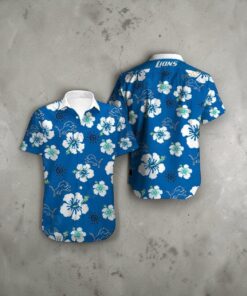 Detroit Lions Trending Funny Hawaiian Shirt, Detroit Lions Fan Shirt