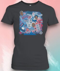 Detroit Pistons NBA X The Belleville Three Music Lover Shirt