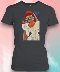 Disney The Little Mermaid Ariel Wedding Go Away Cartoon Shirt