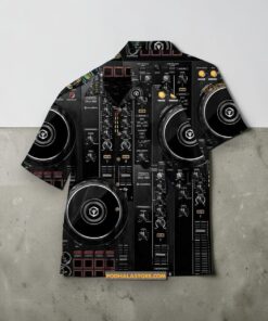 Dj Lover Yes I Am Dj Black Beach Summer Hawaiian Shirt