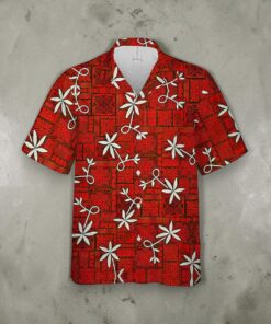 Elvis Presley Blue Red Color Unisex Summer Short sleeve Hawaiian Shirt