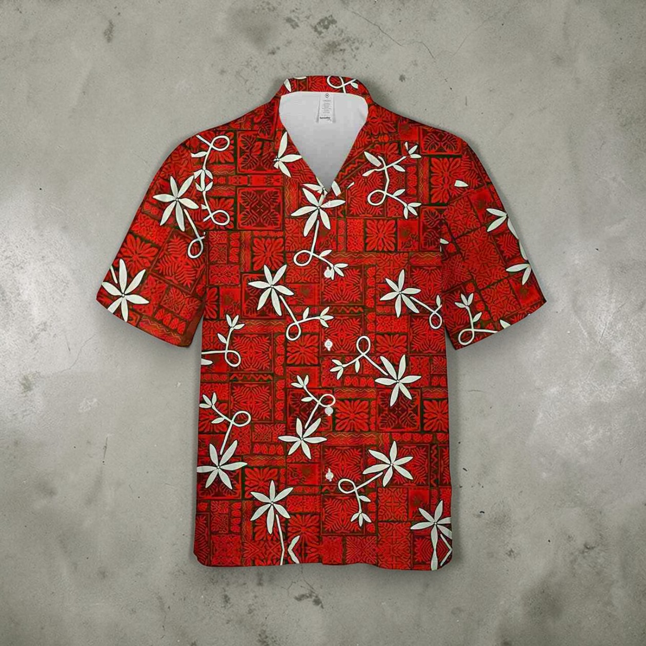 Elvis Presley Blue Red Color Unisex Summer Short sleeve Hawaiian Shirt Elvis Presley Blue Red Color Unisex Summer Short sleeve Hawaiian Shirt