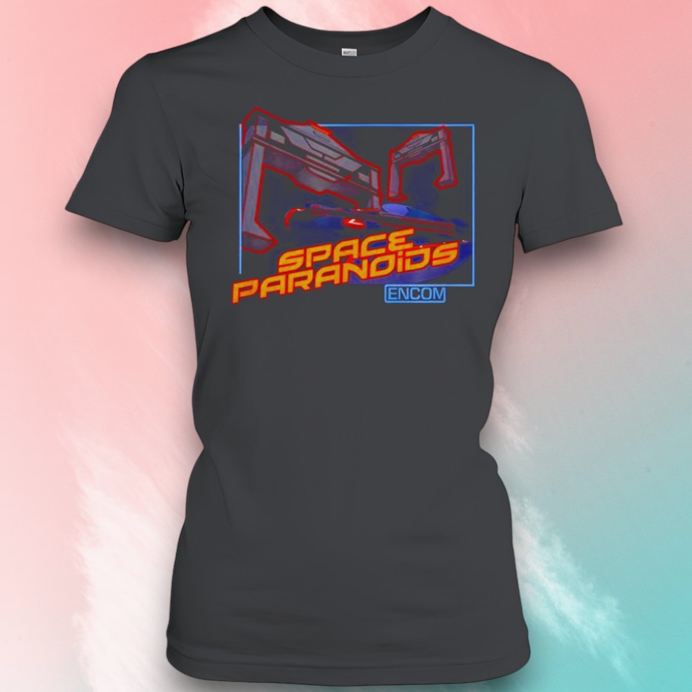 Encom Space Paranoids Game Shirt Encom Space Paranoids Game Shirt