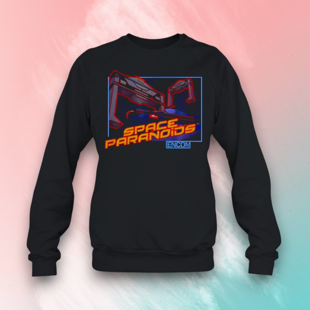 Encom Space Paranoids Game Shirt Encom Space Paranoids Game Shirt
