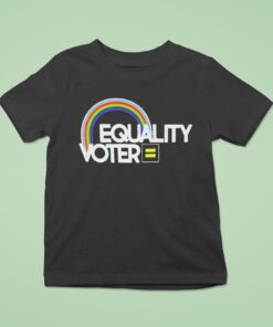 Equality Voter Rainbow Human Rights Campaign Shirt