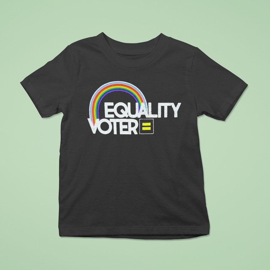 Equality Voter Rainbow Human Rights Campaign Shirt Equality Voter Rainbow Human Rights Campaign Shirt