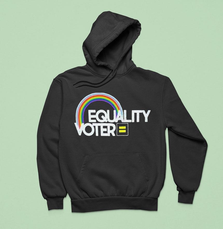 Equality Voter Rainbow Human Rights Campaign Shirt Equality Voter Rainbow Human Rights Campaign Shirt