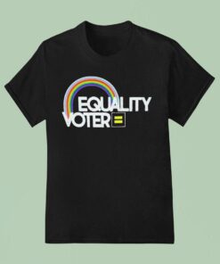 Equality Voter Rainbow Human Rights Campaign Shirt