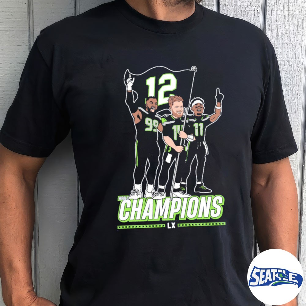 Flag Plant Sam Darnold, Jaxon Smith-Njigba, and Demarcus Lawrence Painting Seattle Seahawks 2025 NFL World Champions LX Shirt Flag Plant Sam Darnold, Jaxon Smith-Njigba, and Demarcus Lawrence Painting Seattle Seahawks 2025 NFL World Champions LX Shirt