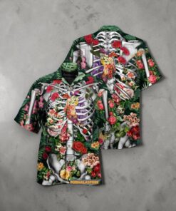 Flowers On The Inside We Are All The Same Short All Over Printed Funny Hawaiian Shirt