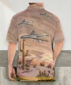 Flying Tiger Line Boeing 707 349c Button Up Hawaiian Shirt
