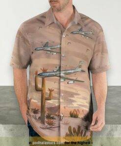 Flying Tiger Line Boeing 707 349c Button Up Hawaiian Shirt