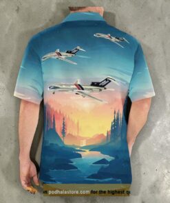 Flying Tiger Line Boeing 727 100 Hawaiian Shirt Outfit