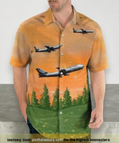 Flying Tiger Line Boeing 747 132(sf) Hawaiian Shirt Man