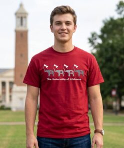 Four Elephant Flags Alabama Crimson Tide Unisex Shirt