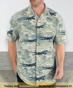 French Air And Space Force Boeing C 135fr Hawaiian Shirt Man