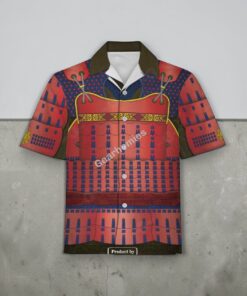 GearHomies Unisex Funny Hawaiian Shirt The Last Samurai 3D Costumes