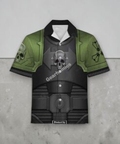Gearhomies Unisex Funny Hawaiian Shirt The Purge Warband Colour Scheme 3D Costumes
