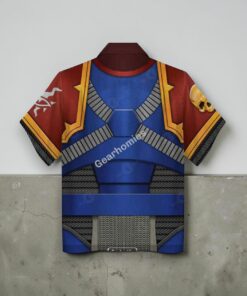 Gearhomies Unisex Funny Hawaiian Shirt The Scourged Warband Colour Scheme 3D Costumes